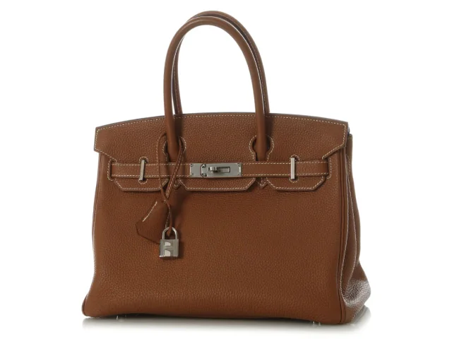 Hermès Gold Togo Birkin 30 in Gold Togo leather from Ann's Fabulous Finds, photo 2 of 11