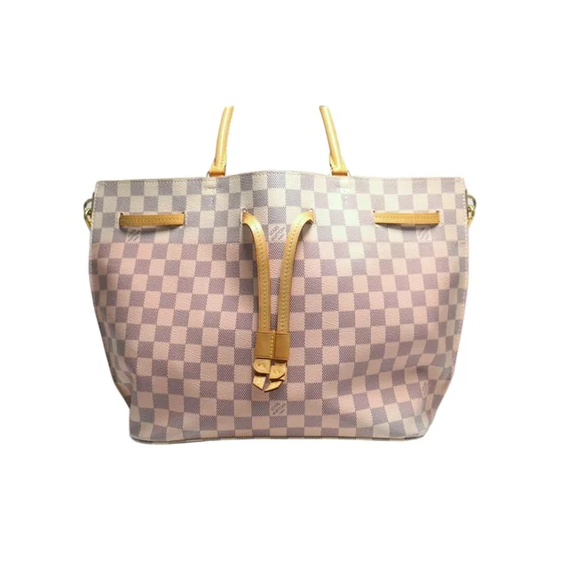 Louis Vuitton Damier Azur Girolatta 2-Way Handbag in Leather from The Reluxe