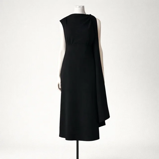 Proenza Schouler Maude Dress Women's Size 4 Black Matte Viscose Crepe in black from Poshmark