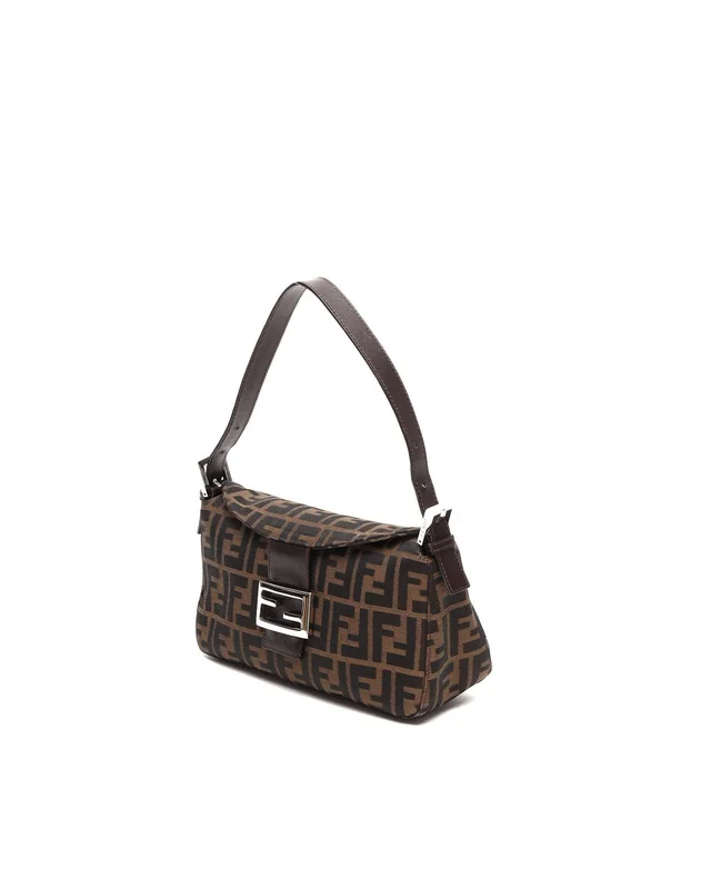 Fendi Zucca Fold Over Baguette Bag in Canvas from A Retro Tale, photo 2 of 7