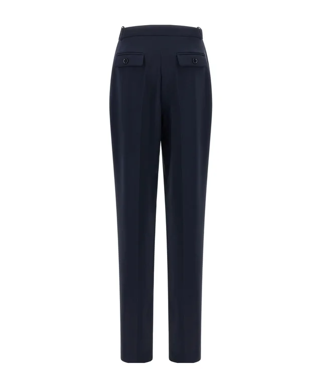 Elisabetta Franchi High-Waist Pleated Pants, photo 2 of 4 from SENSER