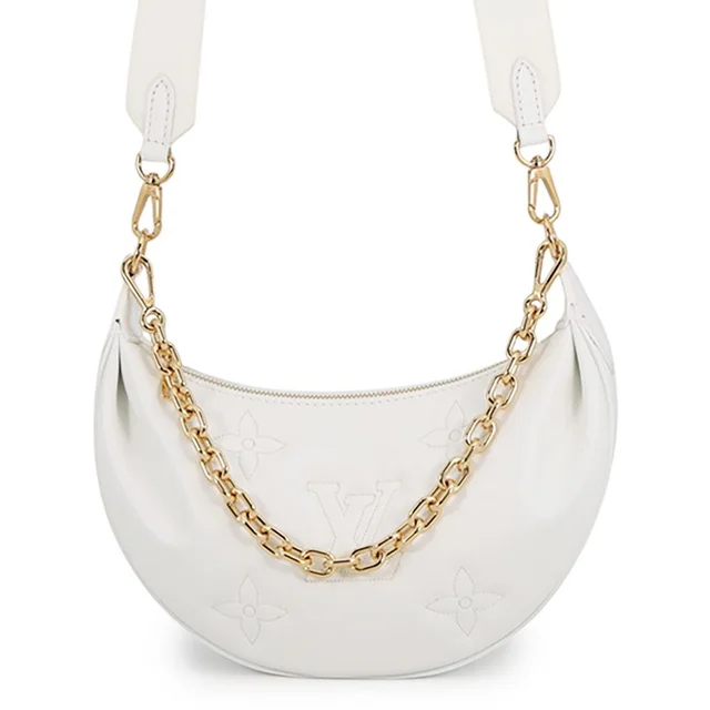Louis Vuitton Shoulder Bag Bubble Glam Over the Moon 2-Way White in White from The Reluxe