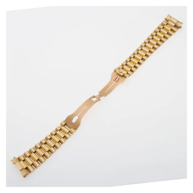 Custom Rolex President band Bracelet in 18k (20mm) Swiss Made in Yellow Gold from Gray And Sons