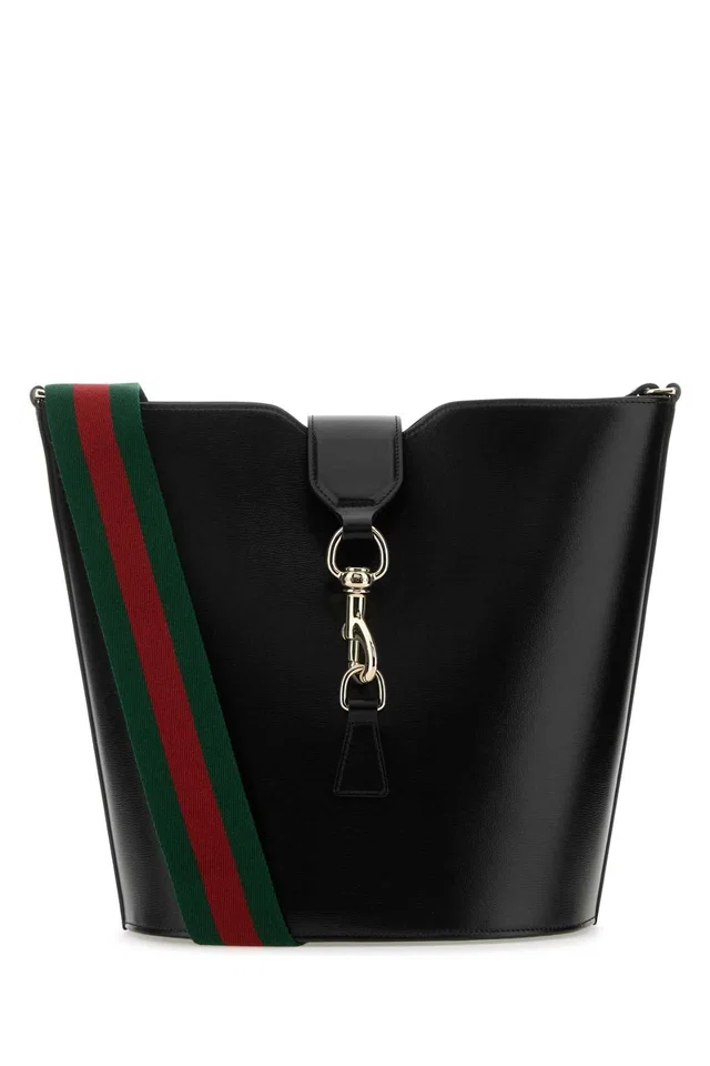 Gucci Bucket Bag — Black in Black Leather from HEWI