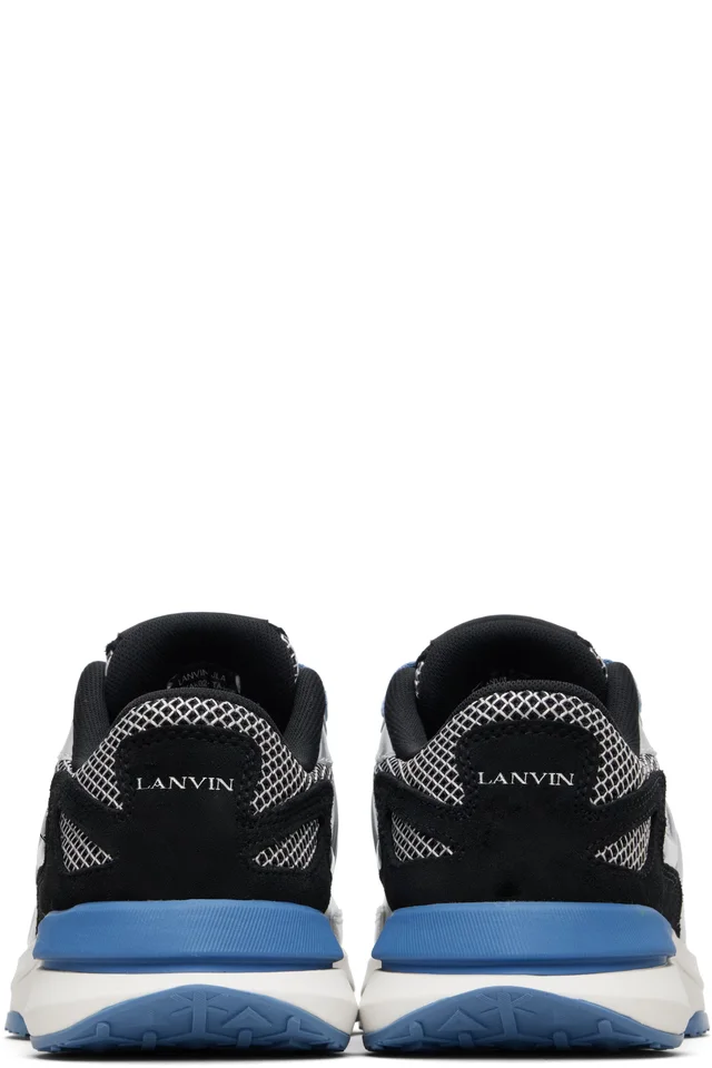 Lanvin Silver & Black JLA Sneakers, photo 2 of 5 from SSENSE