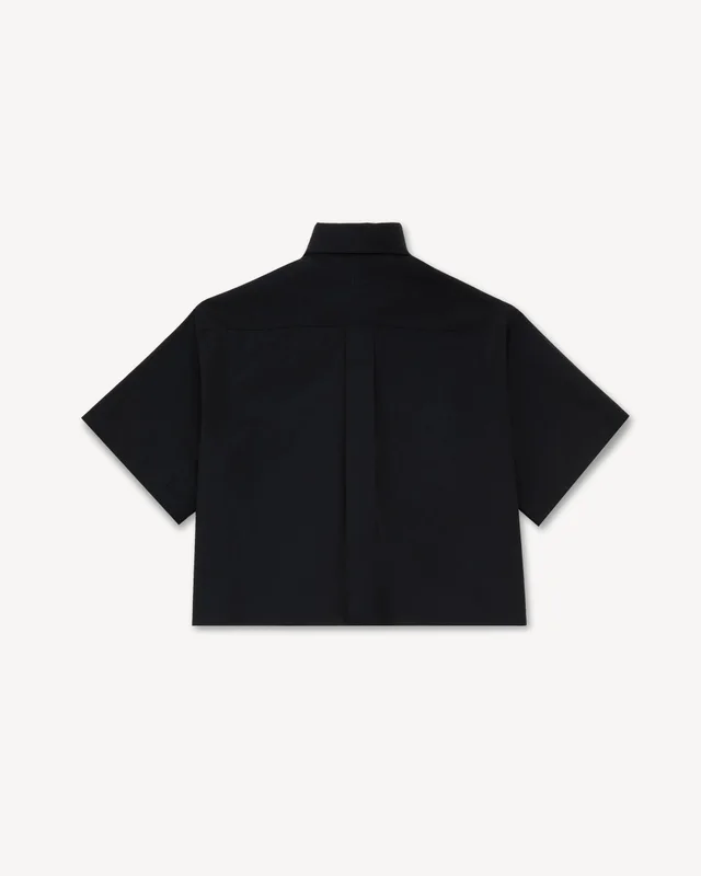 'KENZO Wildflower' embroidered short sleeve shirt in cotton poplin, image 1 of 1 from SENSER