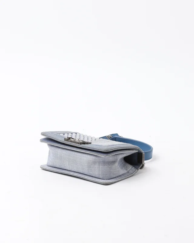 Chanel Small Denim Boy Bag in Denim from A Retro Tale, photo 4 of 9