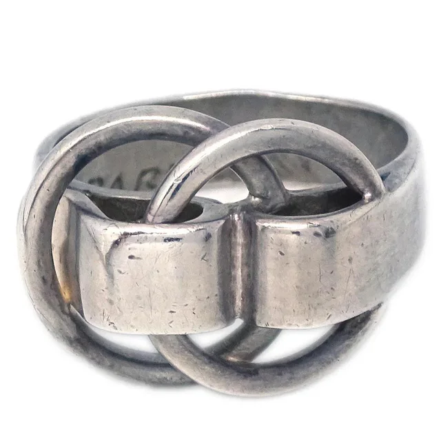 Hermès Ring Silver #49 #46 #6 in Silver from AMORE Vintage Tokyo