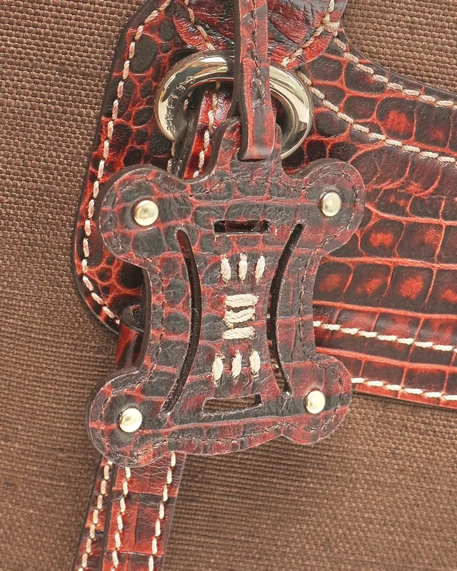 Celine Boogie Triomphe Bag in Crocodile from A Retro Tale, photo 6 of 11
