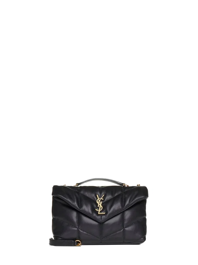 Saint Laurent Mini Bag — Black Lambskin Leather in Black Lambskin from HEWI