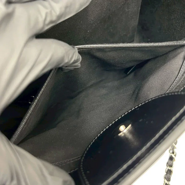 Chanel Deauville Caviar Leather 2way Tote Bag in Black Calfskin from LuxUness, photo 10 of 10