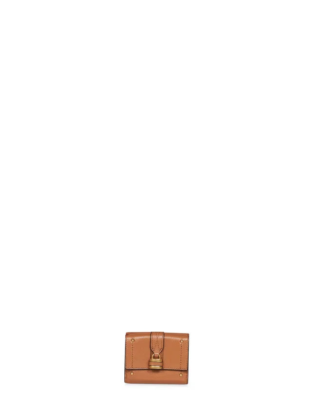 Chloé Grained Calf Leather Wallet — Brown & Purses in Brown Calfskin from HEWI