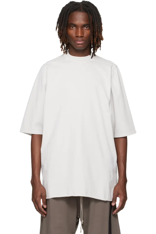Rick Owens DRKSHDW Off-White Temple Jumbo S/S T-shirt, image 1 of 1 from SSENSE