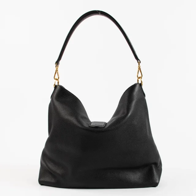 Fendi Turnlock Hobo bag in Black Leather from Labellov, photo 4 of 5