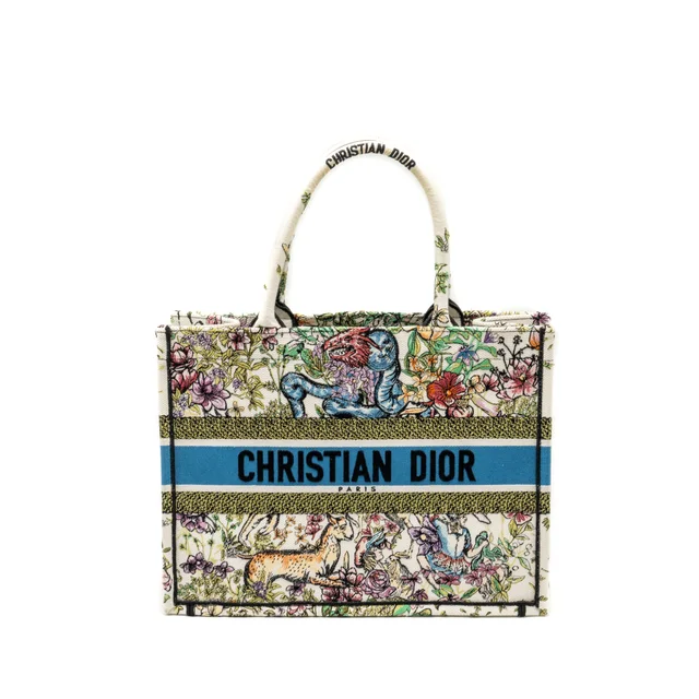 Dior Medium book tote limited canvas multicolour in Canvas from EMIER