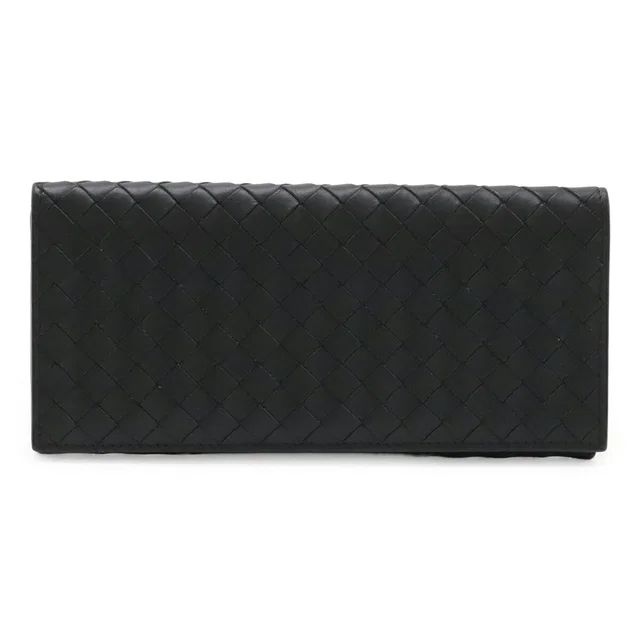 Bottega Veneta Intrecciato Long Bifold Wallet in Woven leather from LuxUness