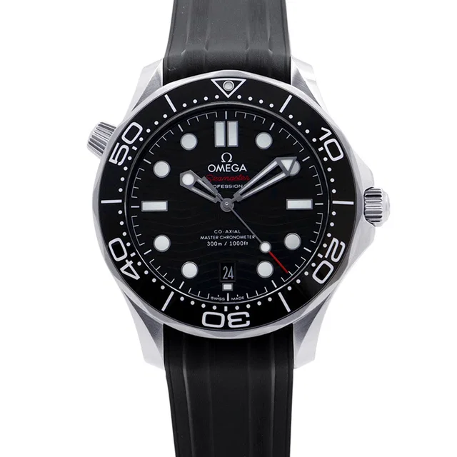 Omega Seamaster Diver 300M W42mm Stainless Steel Rubber Black Dial210.32.42.20.01.001 in Black from GALLERY RARE