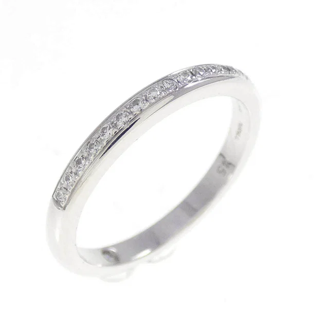 Bvlgari Roma Amore 750 White Gold Diamond Ring Size 5 in White from LuxUness