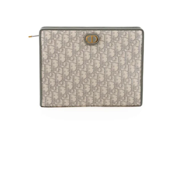 Dior 30 Montaigne Dea Pouch Grey from The Purse Affair