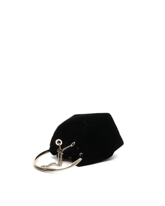 Jimmy Choo Velvet Bon Bag in Velvet from A Retro Tale, photo 4 of 10