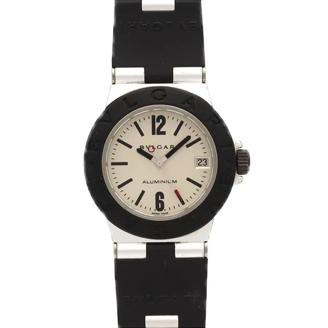 Bvlgari Aluminum Al32ta Al32tavd Quartz Watch in Silver in silver|gray from Grailed, photo 1 of 1