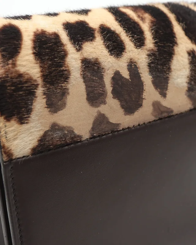 Celine Medium Leopard Pony Hair Box Bag from A Retro Tale, photo 8 of 11
