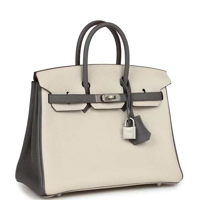 Hermès Special Order (HSS) Birkin 25 Beton, Etain Togo Brushed Palladium Hardware in Taupe Togo leather from Madison Avenue Couture, photo 2 of 2