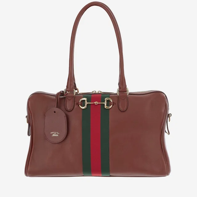 Gucci Borsetto Top Handle Bag — Brown Calf Skin in Brown Leather from HEWI
