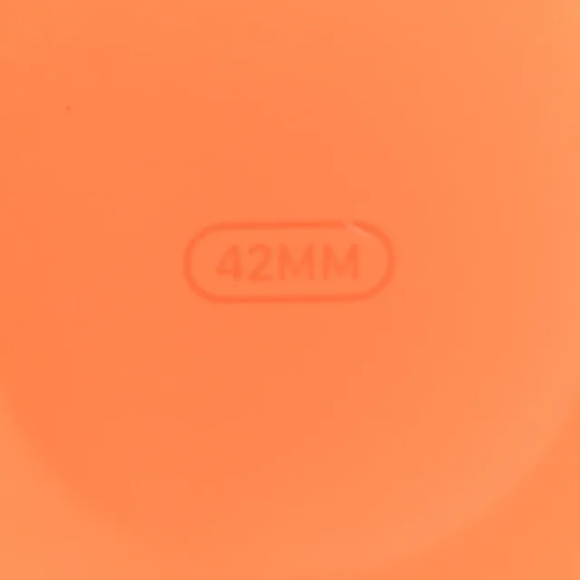 Hermès Silicone 42mm Apple Sports Watch Single Tour Band S/M Orange in Orange from FASHIONPHILE, photo 4 of 5
