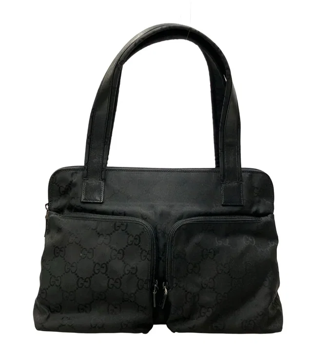 Gucci Tote Bag Nylon GG Canvas in Canvas from The Reluxe