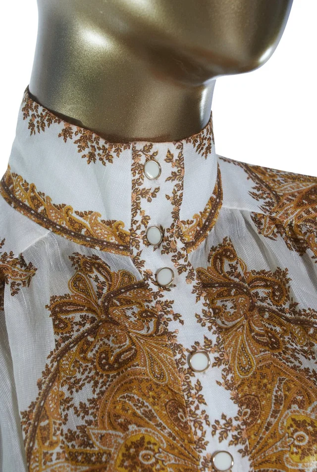 Zimmermann yellow paisley dress in Yellow from Designer Revival