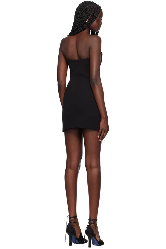 16Arlington Black Stell Minidress, photo 3 of 4 from SSENSE