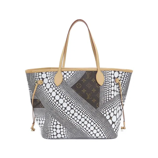 Louis Vuitton Monogram Wave Neverfull MM Bag Brown Marron Yayoi Kusama in Brown Coated canvas from The Reluxe