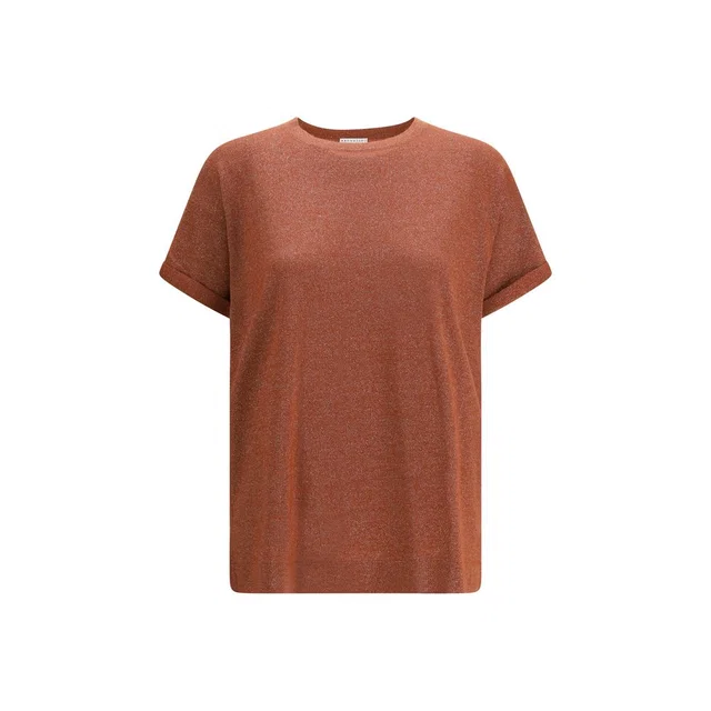 Brunello Cucinelli Red Nylon T-Shirt in Red Nylon from HEWI
