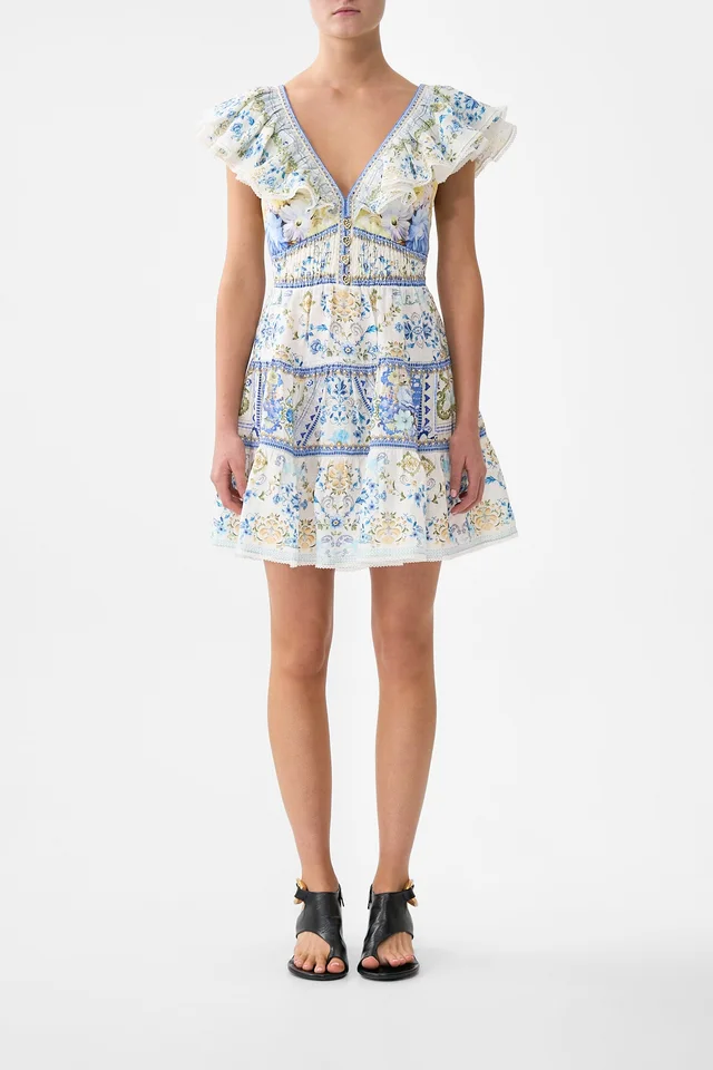 Camilla eBoutique TIERED SHORT DRESS WITH NECK FRILL MY HOMESPUN HEART from CAMILLA, photo 1 of 1
