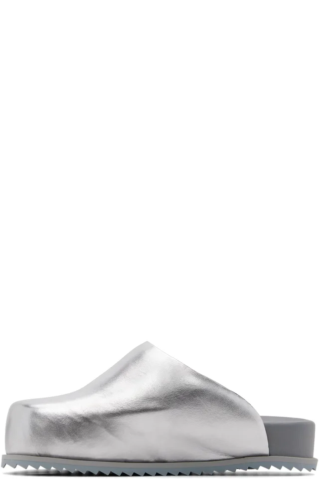YUME YUME SSENSE Exclusive Silver Truck Slip-on Loafers, photo 3 of 5 from SSENSE