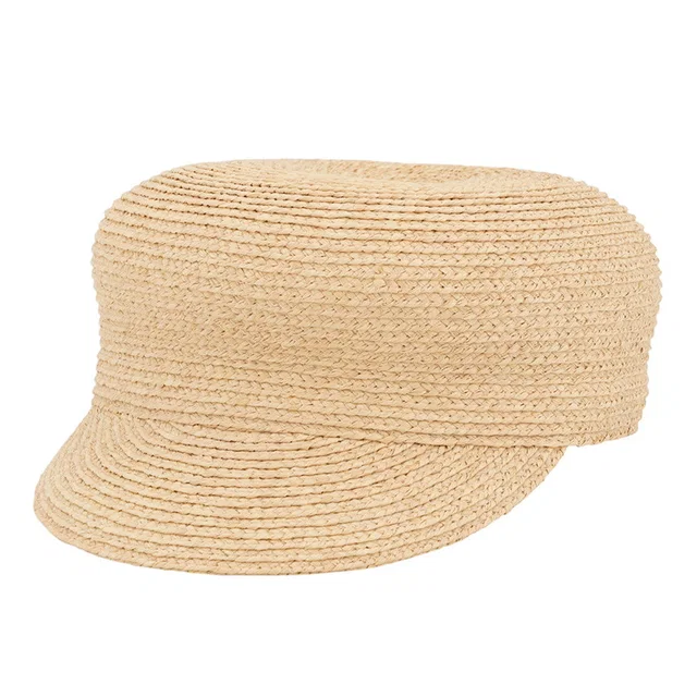 Hermès Garate Cap Size 57 Beige Raffia100% in Beige from GALLERY RARE