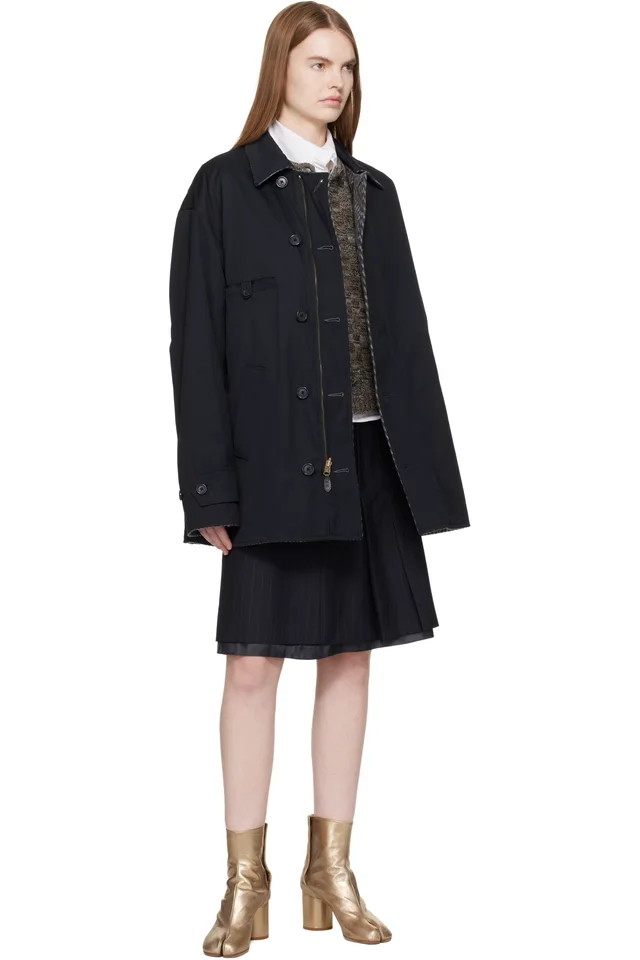 Maison Margiela Gold Tabi Ankle Boots, photo 5 of 5 from SSENSE