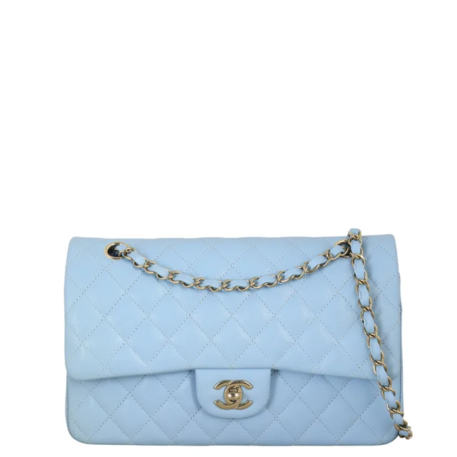 Chanel Classic Double Flap Medium Caviar in Caviar leather from Luxe.It.Fwd