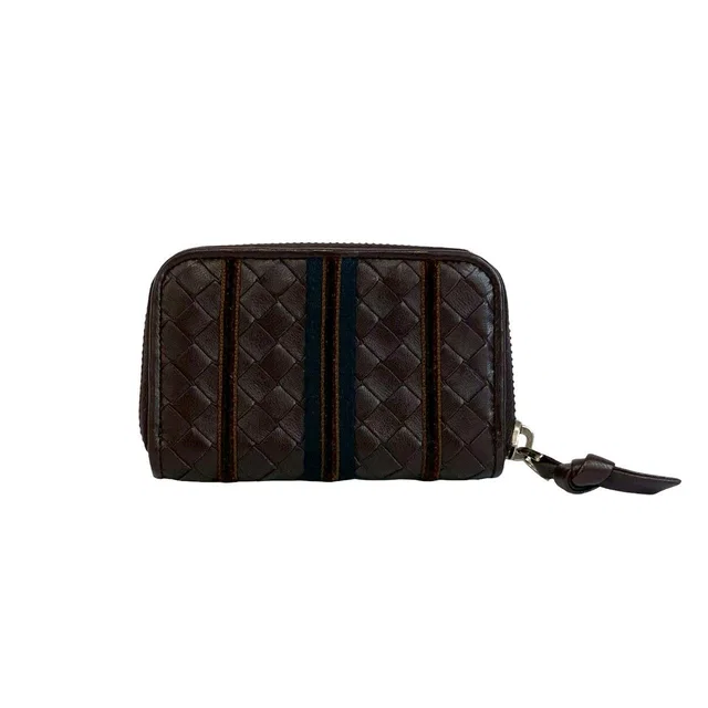 Bottega Veneta Leather Coin Case in Leather from LuxUness