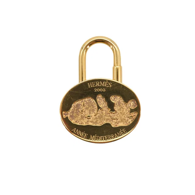 Hermès Cadena Charm Annee Mediterranee 2003 Gold Accessory in Gold from Luxury Promise