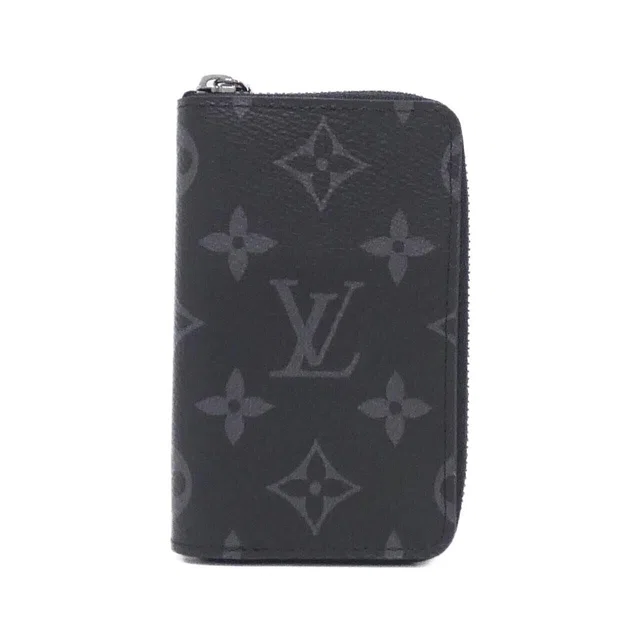 Louis Vuitton Monogram Eclipse Zippy Coin Purse Vertical Case in Coated canvas from The Reluxe
