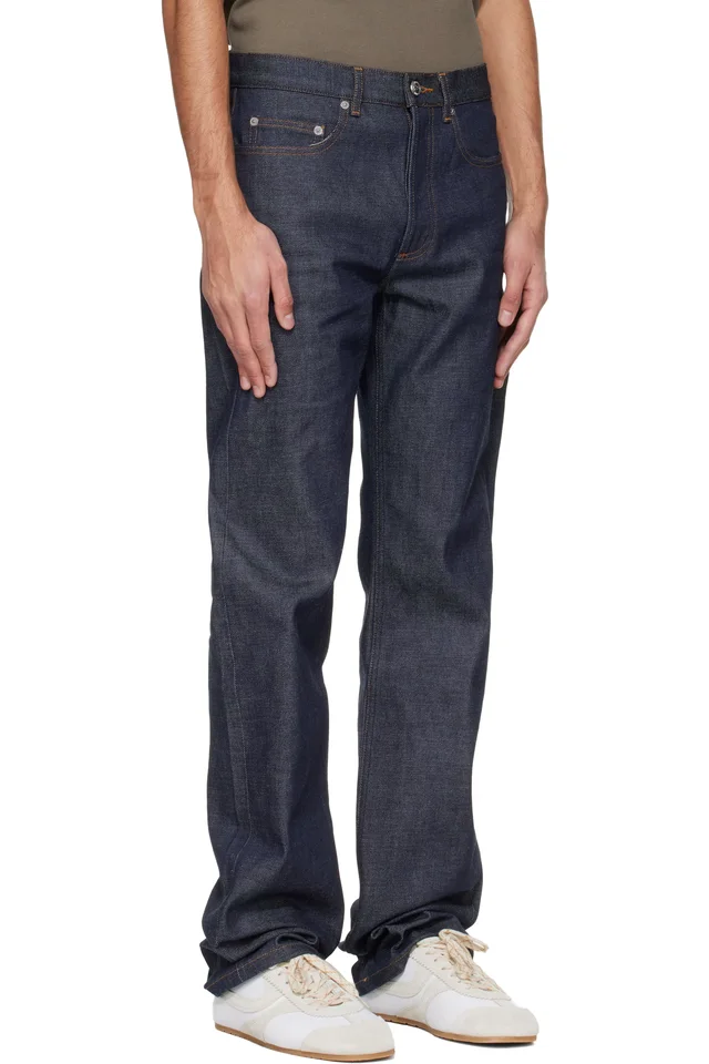 A.P.C. Navy Rescue Jeans, photo 2 of 4 from SSENSE
