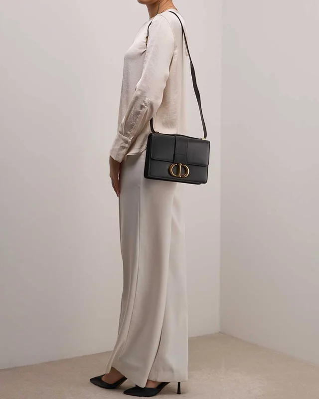 Dior 30 Montaigne Calf Black in Black Calfskin from SACLÀB, photo 2 of 2
