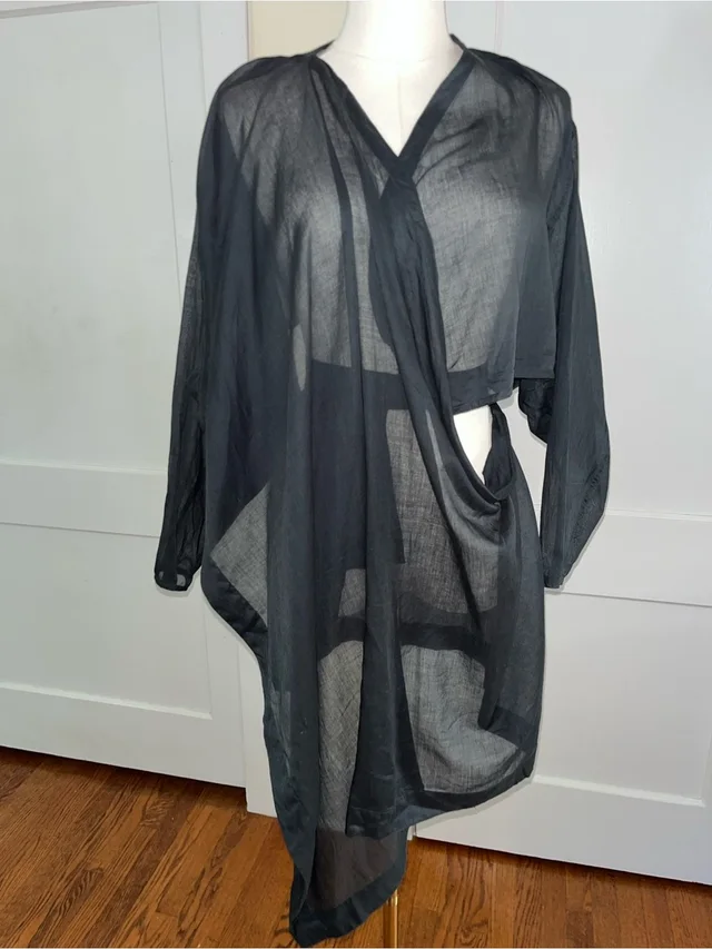 Alaïa Azzedine Alaa Body-Revealing Sheer Dark Green Archival Ensemble in green from Poshmark