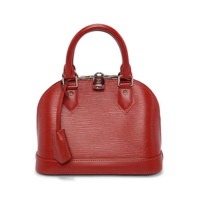 Louis Vuitton Epi Leather Alma BB in Carmine Red Leather from Blue Spinach
