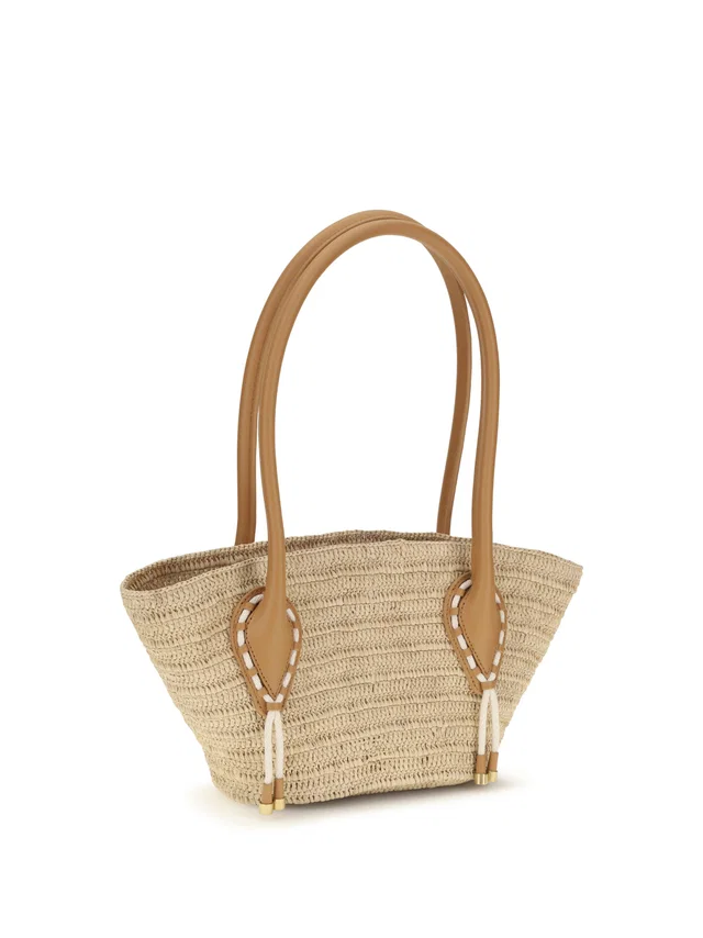 Christian Louboutin Shoulder Bag — Beige Raffia in Beige Raffia from HEWI