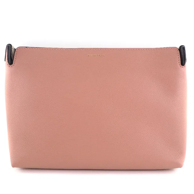 Burberry MEDIUM CLUTCH Leather Clutch Bag in Leather from LuxUness