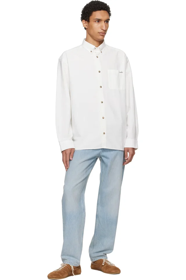 A.P.C. Off-White Mateo Shirt, photo 4 of 4 from SSENSE