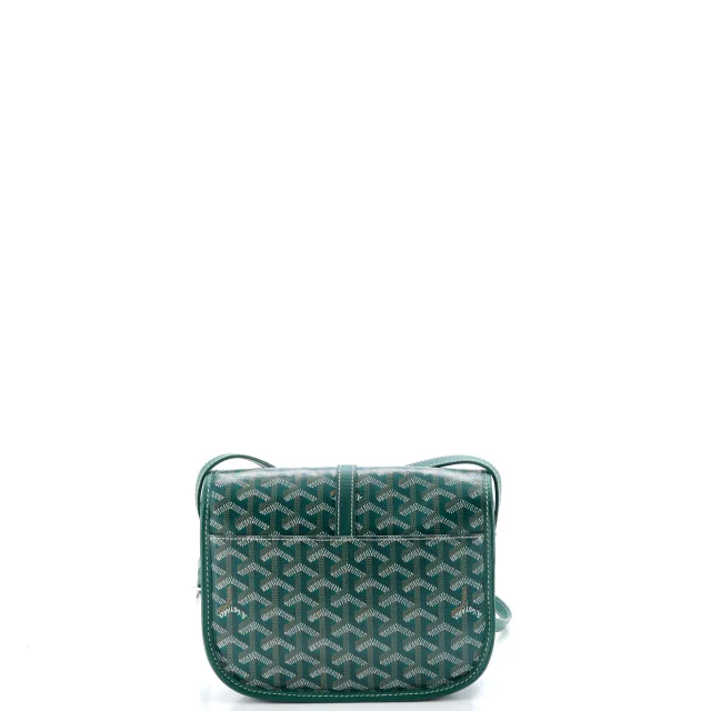 Goyard Belvedere II Messenger Bag Coated Canvas PM in green Coated canvas from Rebag, photo 4 of 7